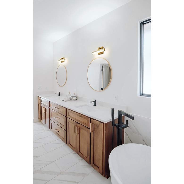 Image 4 Liam by Z-Lite Modern Gold 1 Light Vanity more views
