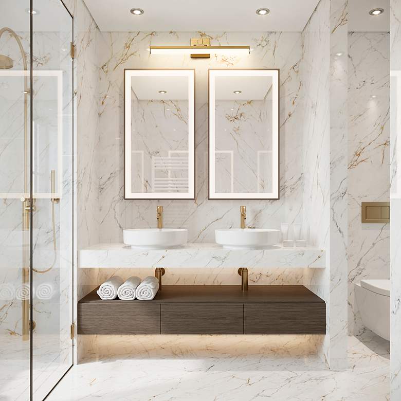 Image 4 Liam by Z-Lite Modern Gold 1 Light Vanity more views