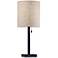 Liam Dark Bronze Accent Table Lamp