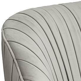 Image5 of Liam Gray Pleated Occasional Chair more views