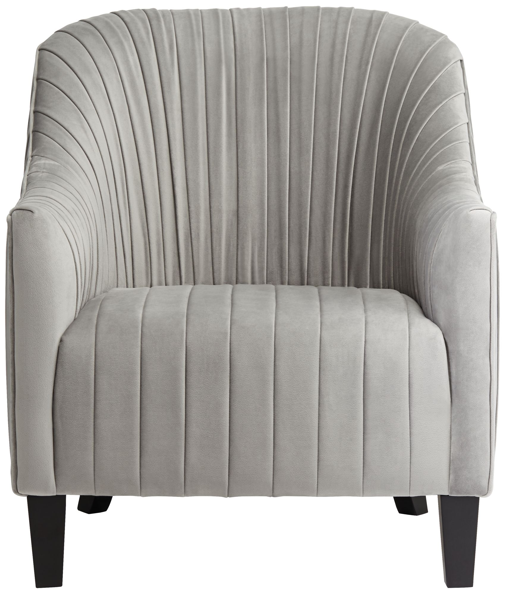 Liam Gray Pleated Occasional Chair in scene