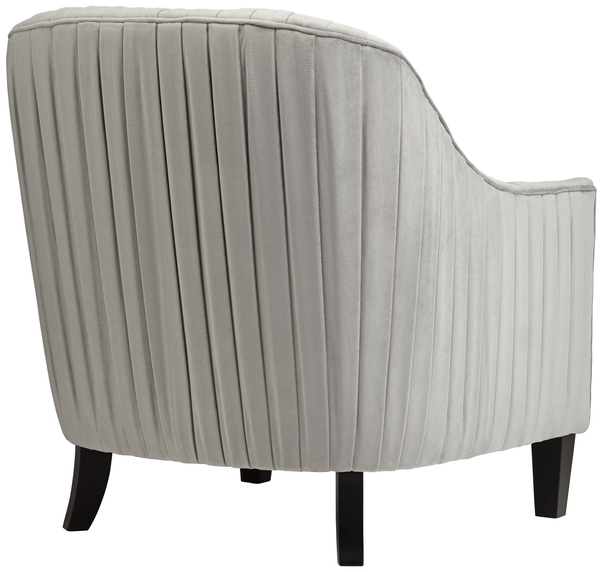Liam Gray Pleated Occasional Chair in scene