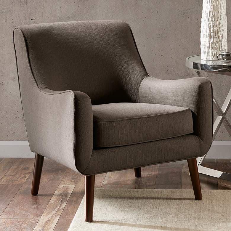 Image 1 Liam Grey Fabric Accent Chair
