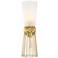 Liana 6 in. 2-Light Brushed Gold Wall Sconce Light