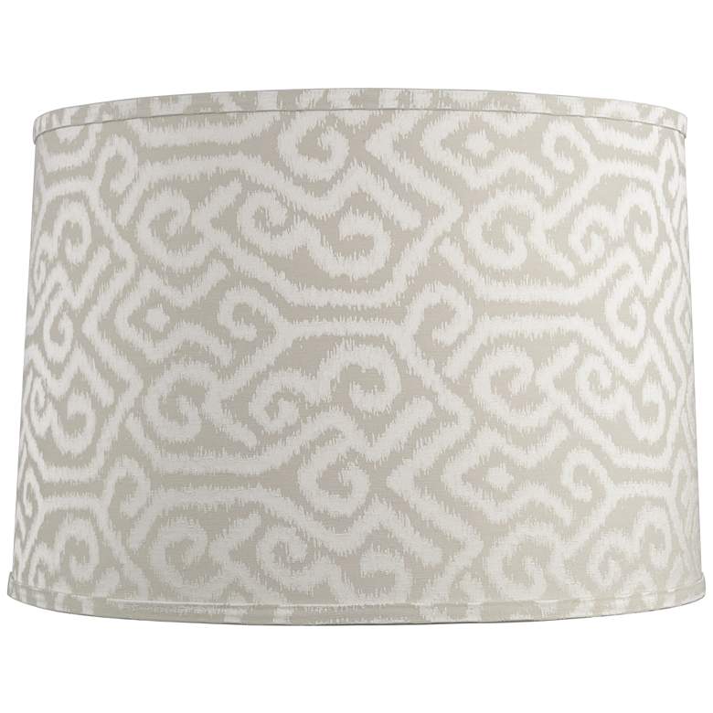 Image 1 Liaoning Cream Drum Lamp Shade 15x16x11 (Spider)