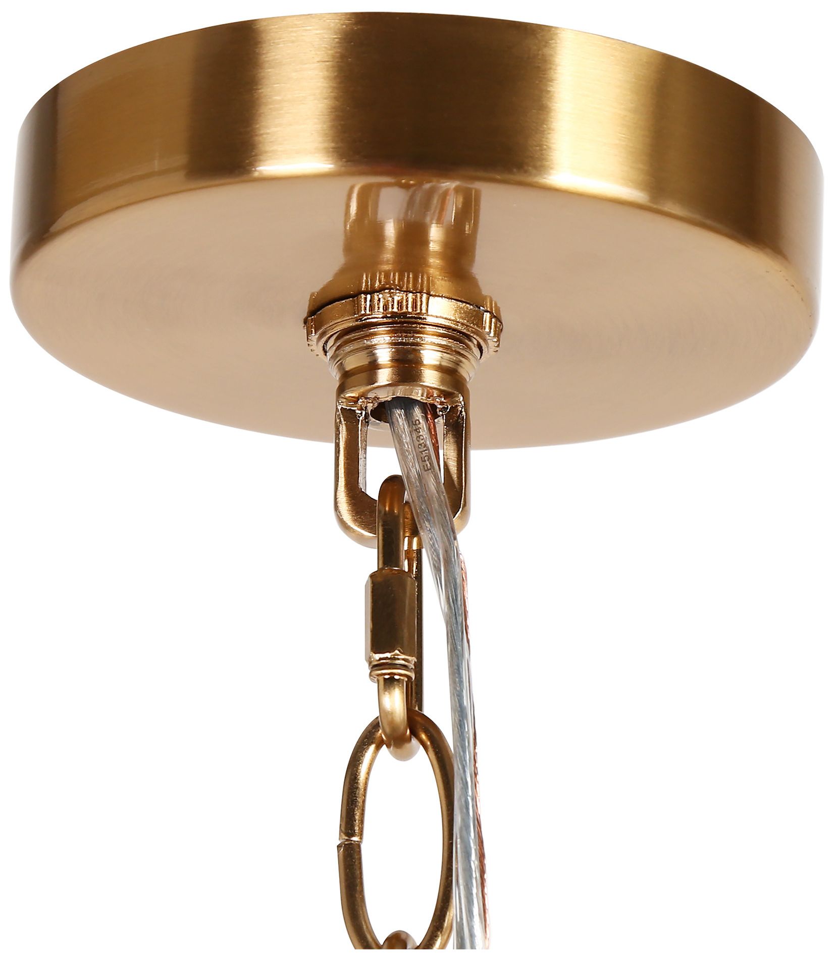 Libbaconion 1-Light Black Gold Pendant Light