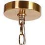 6_Libbaconion 11 3/4" Wide Brass and Matte Black Mini Pendant more views
