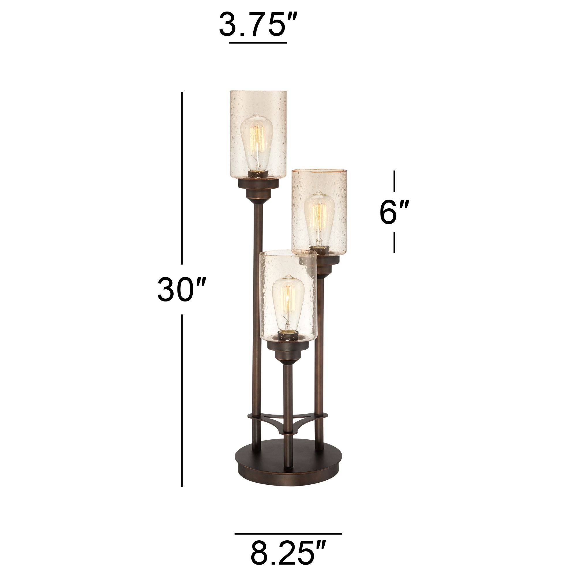 libby 3 light industrial lamp