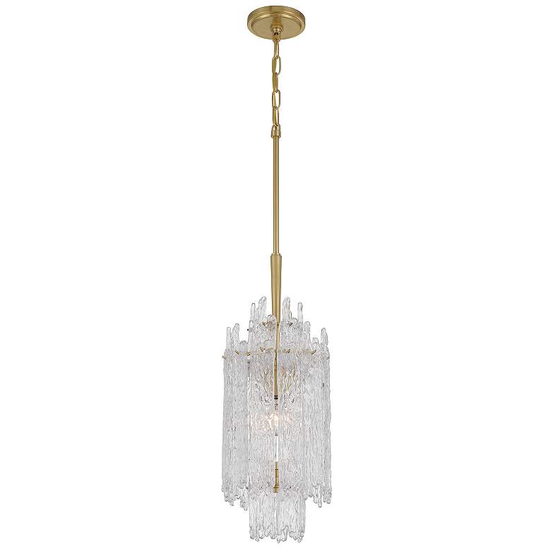 Image 1 Libby Langdon Ackerly 1 Light Aged Brass Pendant