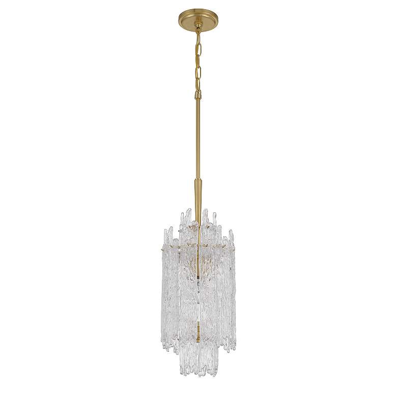 Image 2 Libby Langdon Ackerly 1 Light Aged Brass Pendant more views