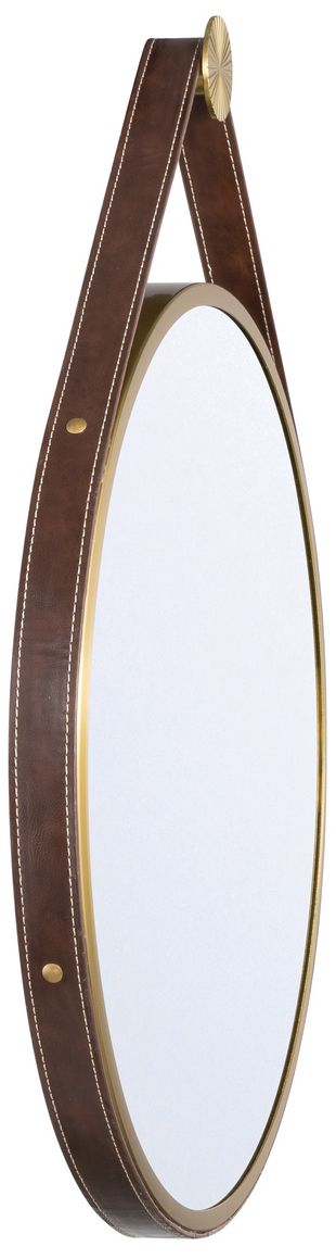 Image 2 Libby Langdon Callahan 17.75'' Luxe Gold Mirror more views