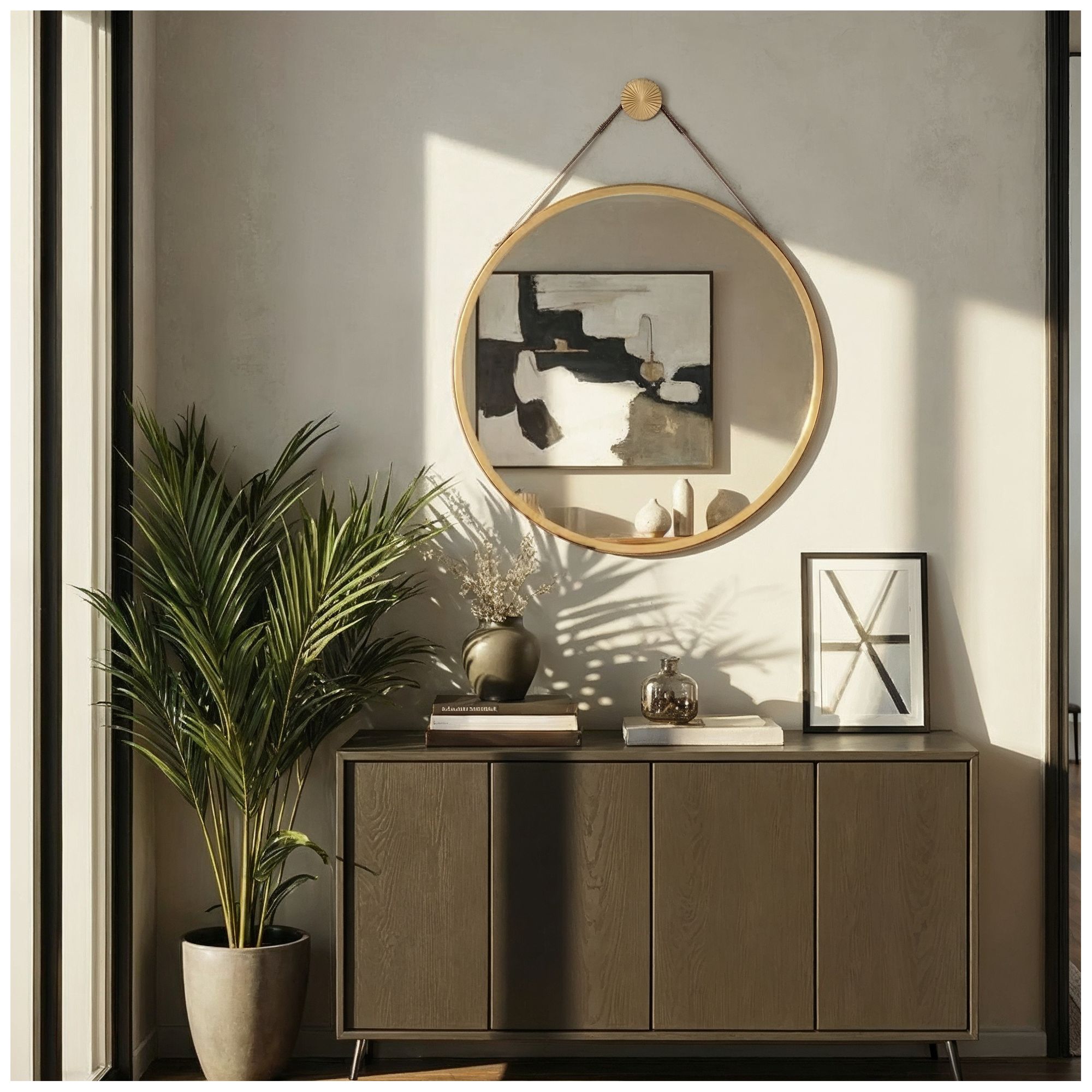 Image 6 Libby Langdon Callahan 17.75'' Luxe Gold Mirror more views