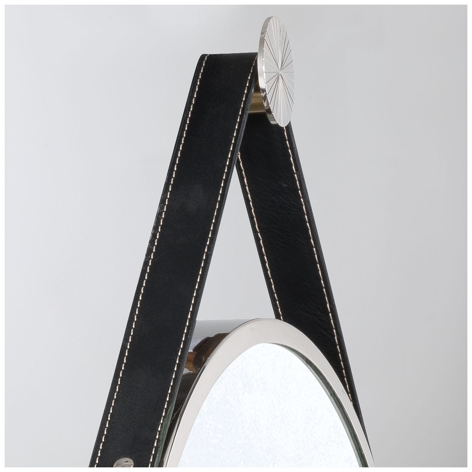 Image 3 Libby Langdon Callahan 23.5'' Polished Nickel Mirror more views