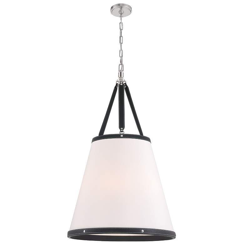 Image 1 Libby Langdon Callahan 6 Light Polished Nickel Pendant