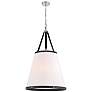1_Libby Langdon Callahan 6 Light Polished Nickel Pendant