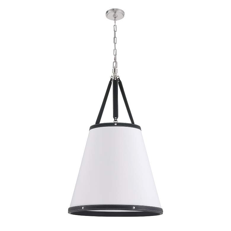 Image 2 Libby Langdon Callahan 6 Light Polished Nickel Pendant more views
