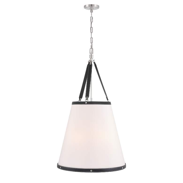 Image 3 Libby Langdon Callahan 6 Light Polished Nickel Pendant more views