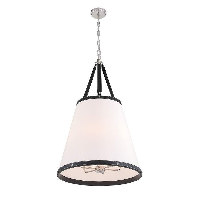 Image 4 Libby Langdon Callahan 6 Light Polished Nickel Pendant more views