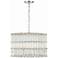 Libby Langdon for Crystorama Elliot 6 Light Polished Nickel Chandelier