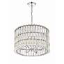 3_Libby Langdon for Crystorama Elliot 6 Light Polished Nickel Chandelier more views