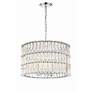 4_Libby Langdon for Crystorama Elliot 6 Light Polished Nickel Chandelier more views