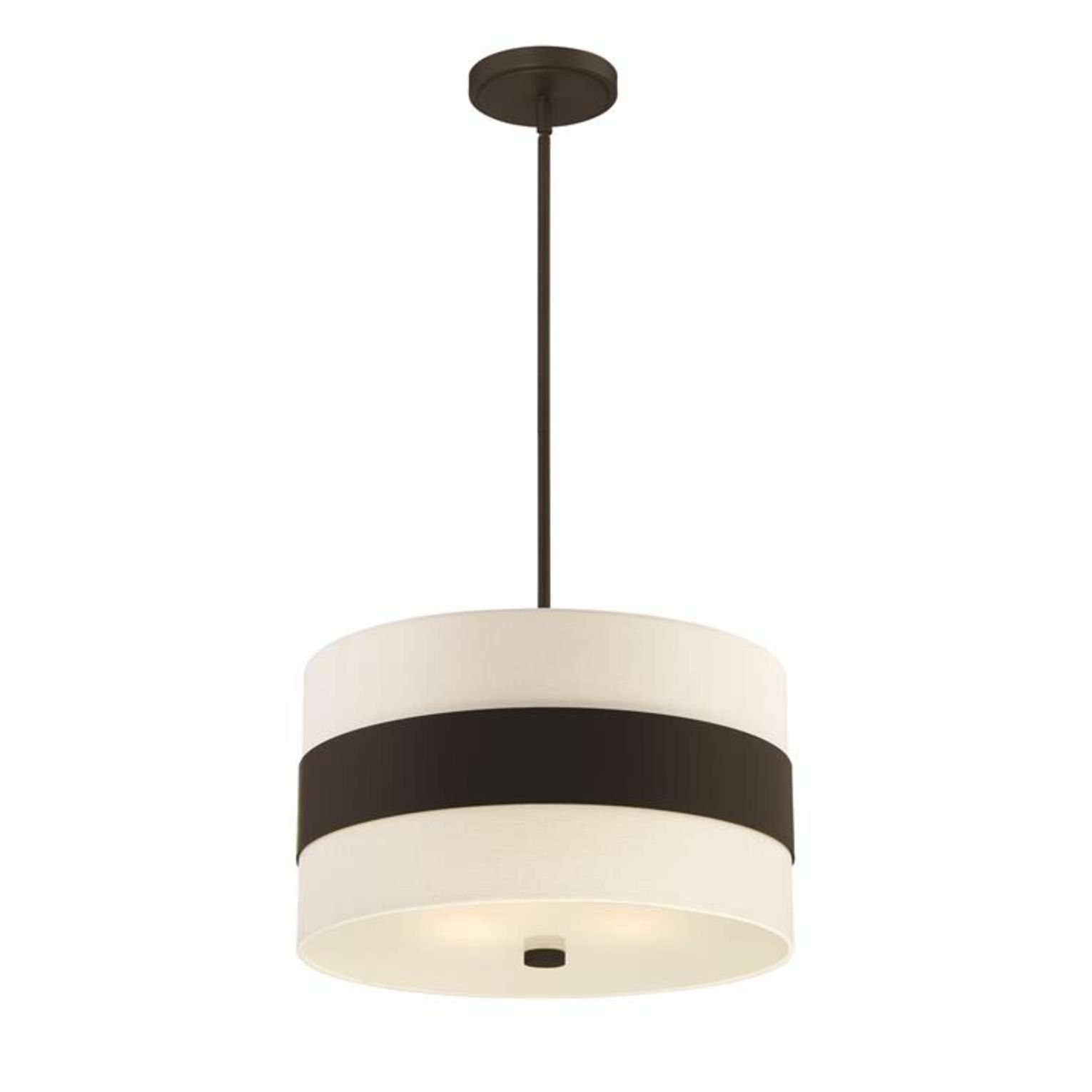 Image Libby Langdon for Crystorama Grayson 3 Light Dark Bronze Chandelier