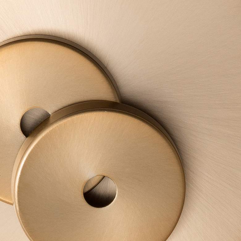 Image 7 Libby Langdon for Crystorama Sylvan 2 Light Vibrant Gold Bathroom Vanity more views