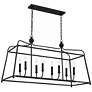 1_Libby Langdon for Crystorama Sylvan 8 Light Black Forged Chandelier