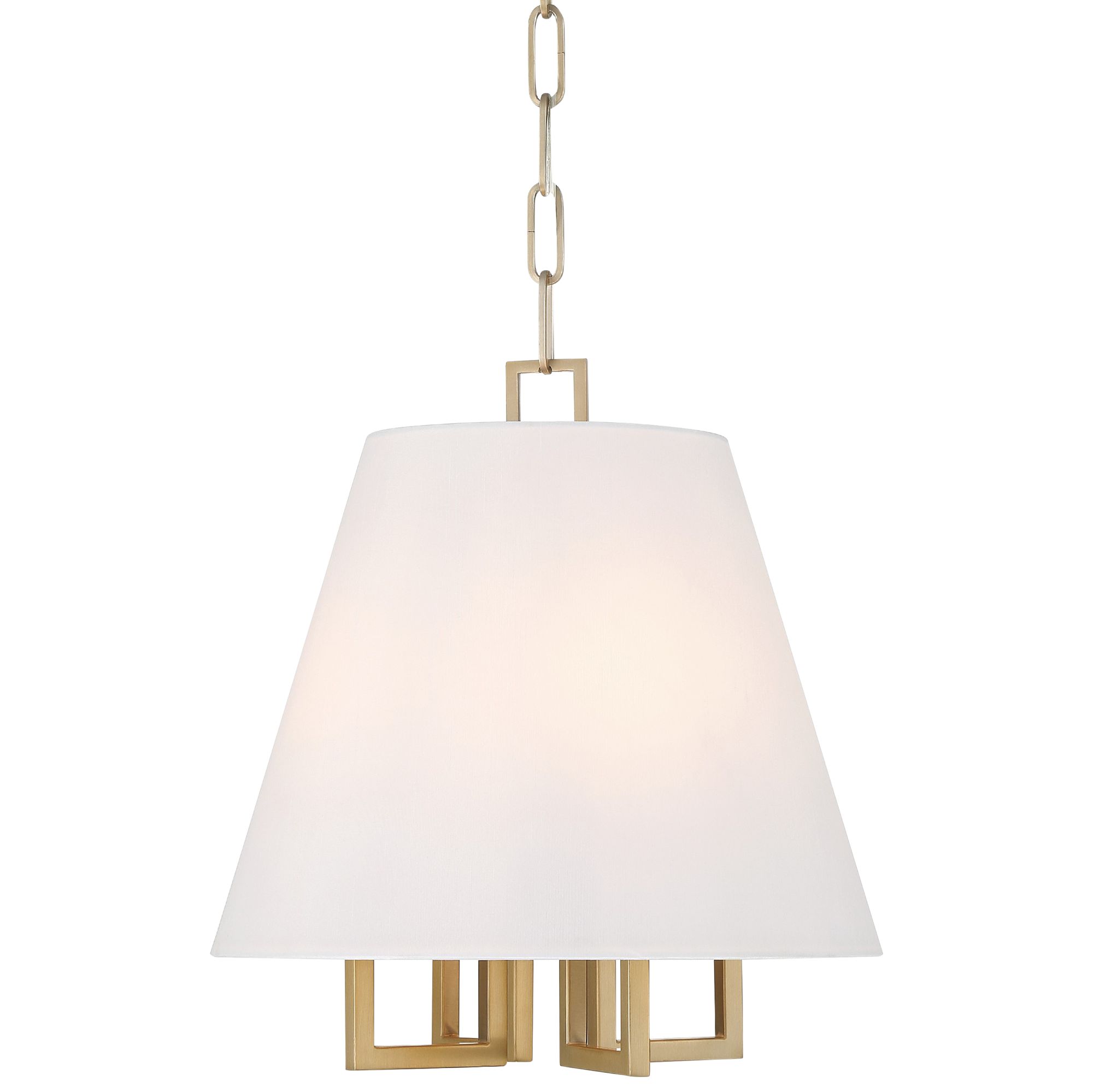 Libby Langdon for Crystorama Westwood 4 Light Vibrant Gold Mini Chandelier