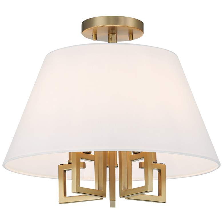 Image 6 Libby Langdon for Crystorama Westwood 5 Light Vibrant Gold Mini Chandelier more views
