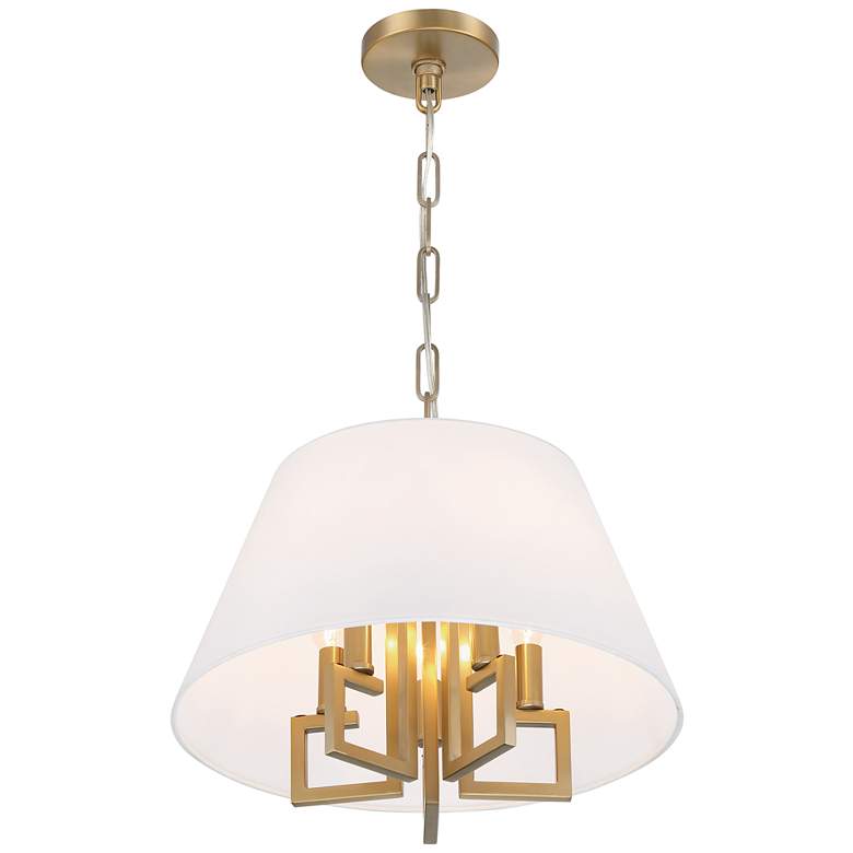 Image 7 Libby Langdon for Crystorama Westwood 5 Light Vibrant Gold Mini Chandelier more views