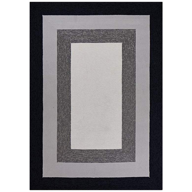 Image 1 Libby Langdon Hamptons 5228 5'x7' Charcoal Highview Area Rug