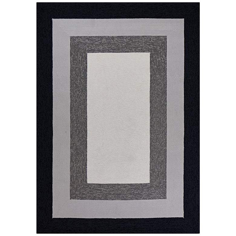 Image 1 Libby Langdon Hamptons 5228 5&#39;x7&#39; Charcoal Highview Area Rug