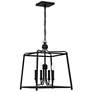 1_Libby Langdon Sylvan 4 Light Black Forged Mini Chandelier - NO SHADE