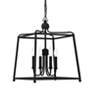 2_Libby Langdon Sylvan 4 Light Black Forged Mini Chandelier - NO SHADE more views