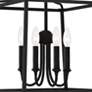 3_Libby Langdon Sylvan 4 Light Black Forged Mini Chandelier - NO SHADE more views