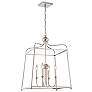 1_Libby Langdon Sylvan 4 Light Polished Nickel Chandelier - NO SHADE