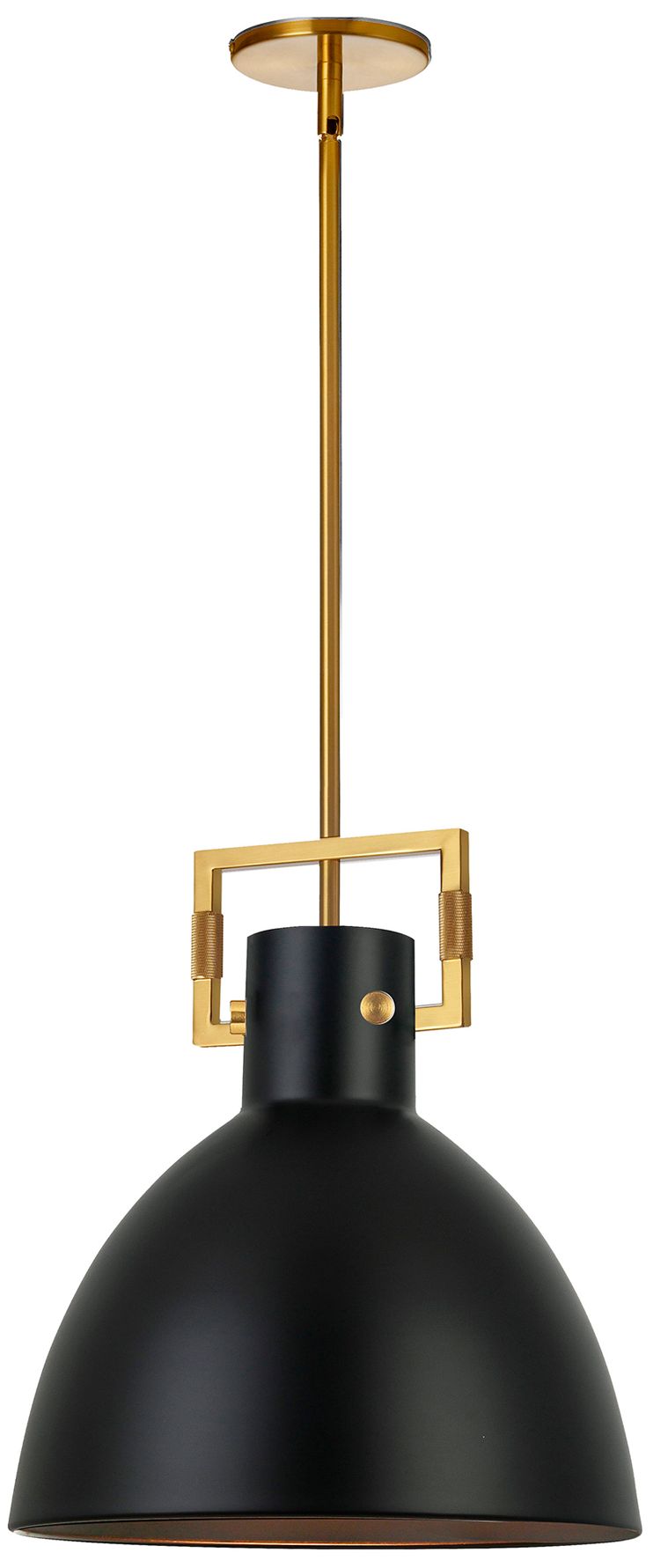 Liberty 13.75" Wide Aged Brass Pendant