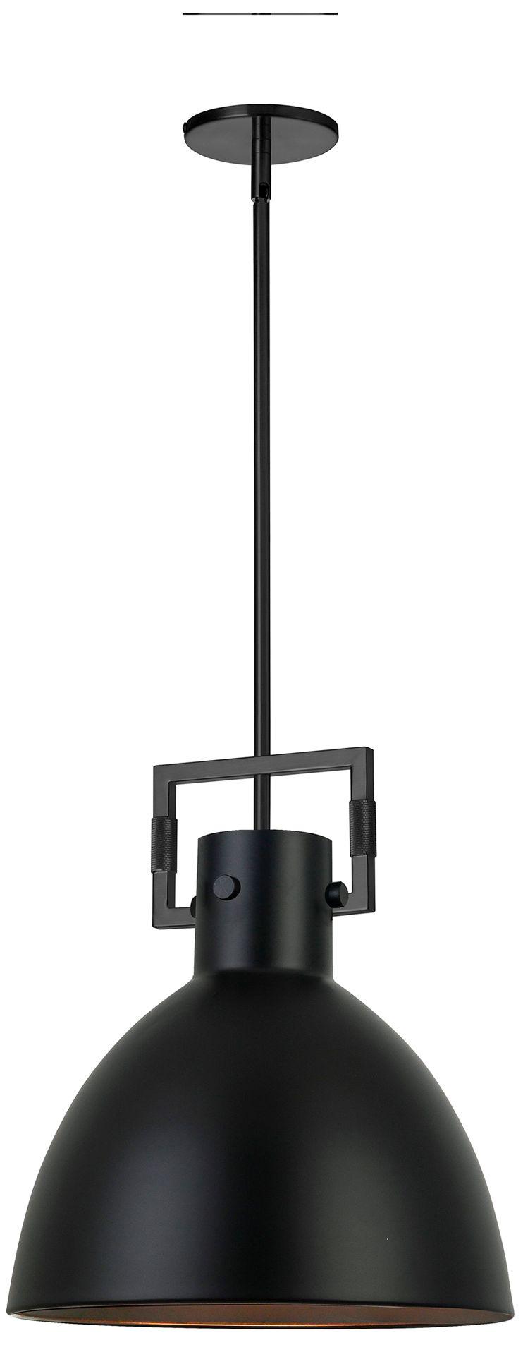 Liberty 13.75" Wide Matte Black Pendant