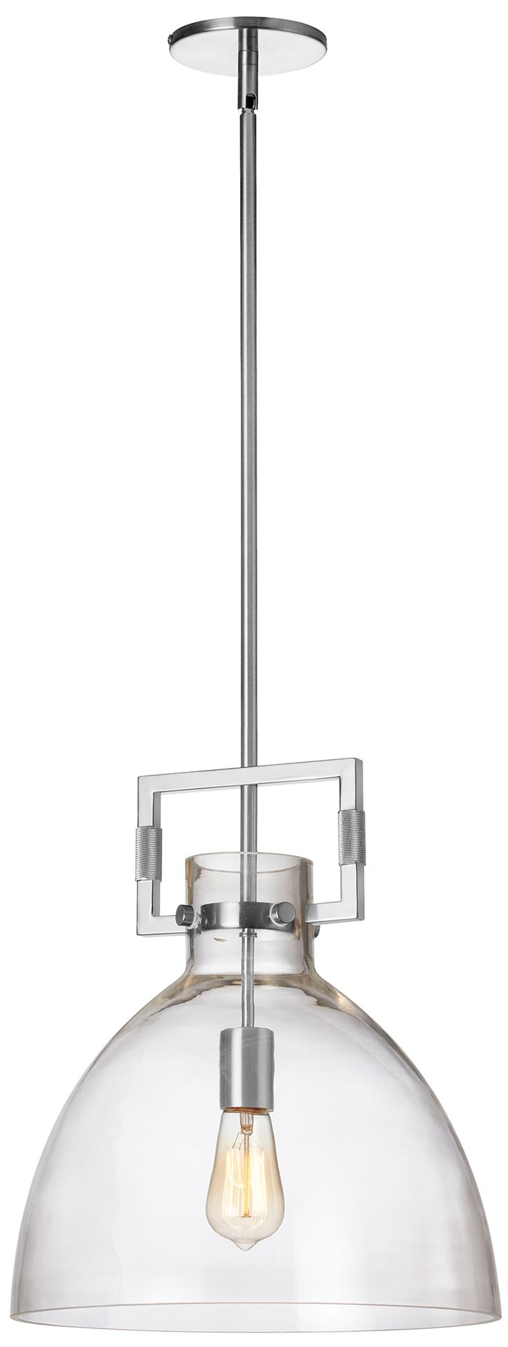 Image 3 Liberty 13.75" Wide Polished Chrome Pendant