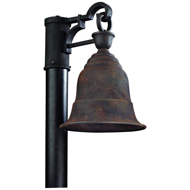 Image 1 Liberty 16 inch High Heritage Bronze Rustic Outdoor Lantern Post Light