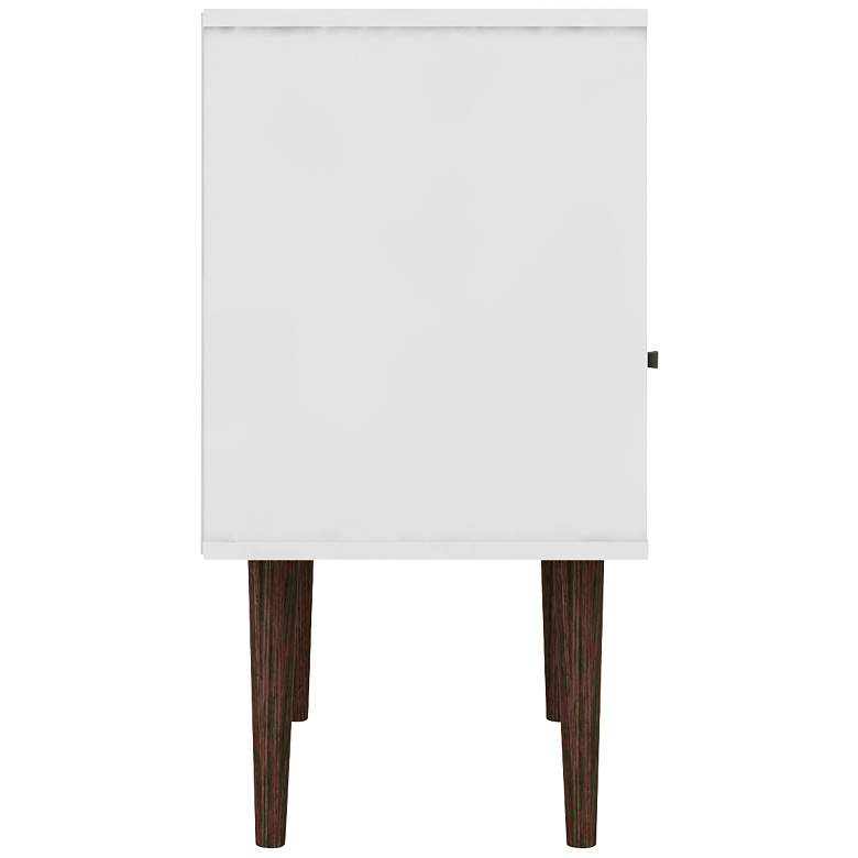 Image 4 Liberty 17 3/4" Wide Rustic Wood and White Modern Nightstand more views