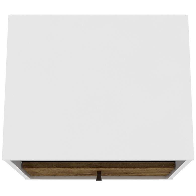 Image 4 Liberty 17 3/4" Wide Rustic Wood and White Modern Nightstands Set of 2 more views