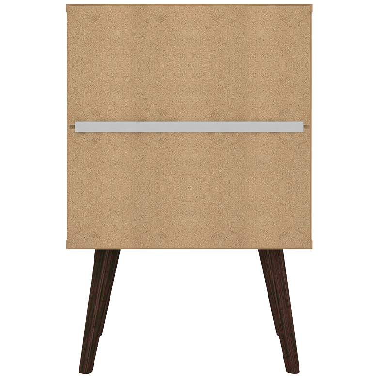 Image 7 Liberty 17 3/4" Wide White Gloss 2-Drawer Modern Nightstand more views