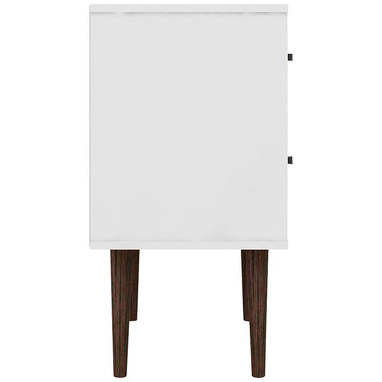 Image 3 Liberty 17 3/4" Wide White Gloss 2-Drawer Modern Nightstands Set of 2 more views