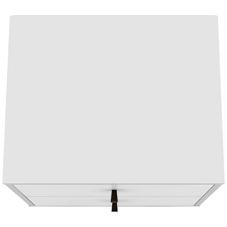 Image 4 Liberty 17 3/4" Wide White Gloss 2-Drawer Modern Nightstands Set of 2 more views
