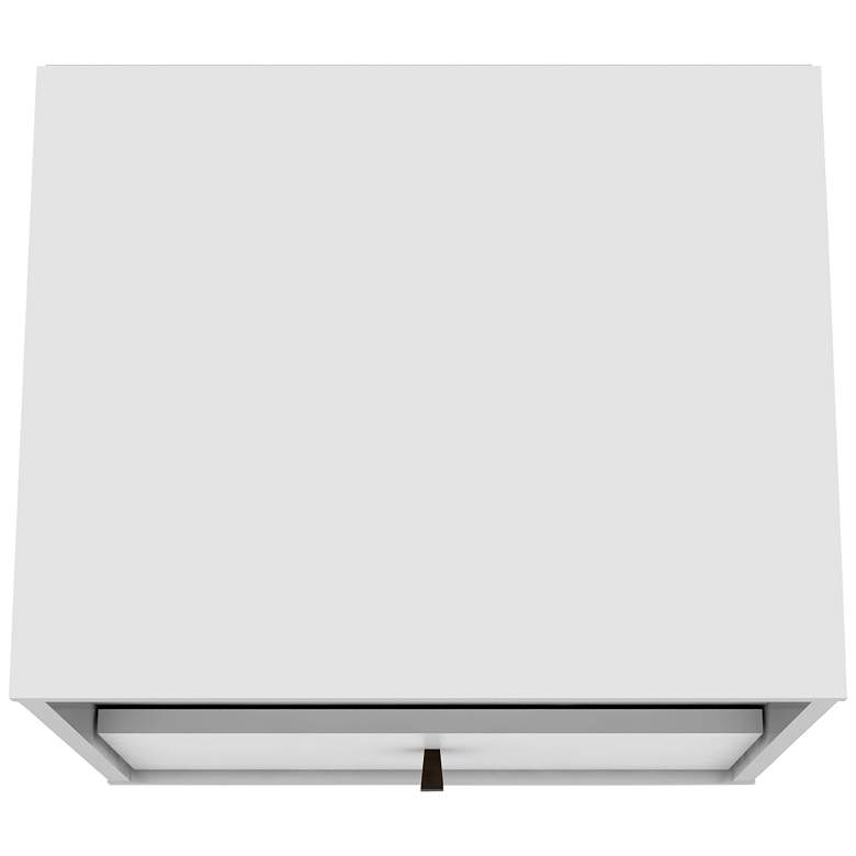 Image 5 Liberty 17 3/4" Wide White Gloss Wood Modern Nightstand more views