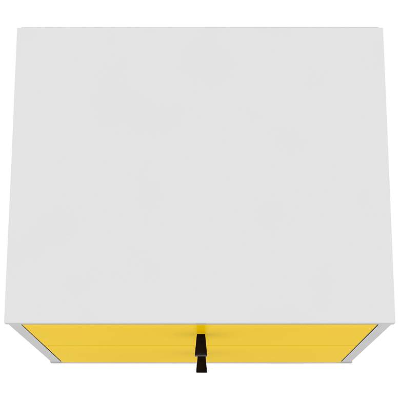 Image 4 Liberty 17 3/4" Wide Yellow 2-Drawer Modern Nightstands Set of 2 more views