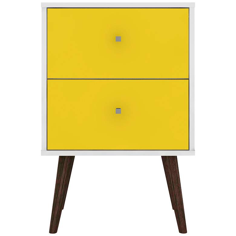 Image 5 Liberty 17 3/4" Wide Yellow 2-Drawer Modern Nightstands Set of 2 more views