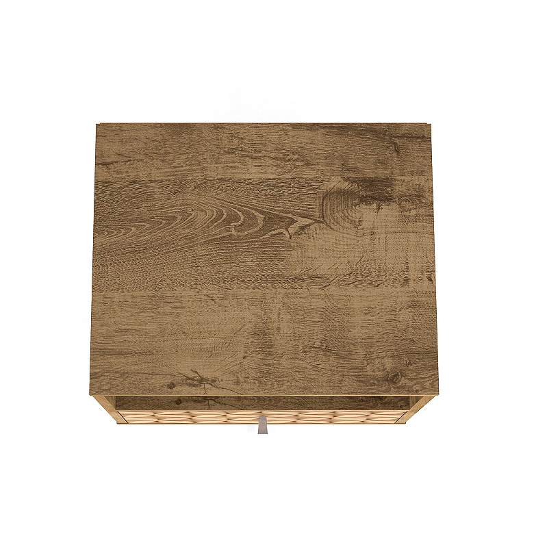 Image 7 Liberty 17 3/4"W Rustic Brown 1-3D Prints Drawer Nightstand more views